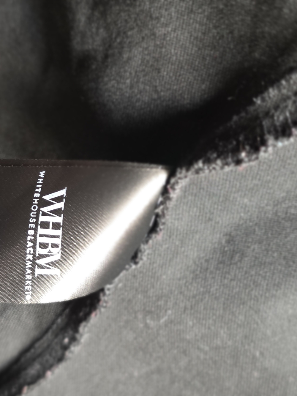 White House Black Market WHBM Black Jacket with Gold Buttons. LP PETIT - Picture 11 of 12